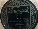 GENE CAMPBELL BRUNSWICK 7197 BLUES 78 RPM RECORD E+