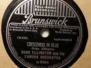 DUKE ELLINGTON Crescendo In Blue/Diminuendo In Blue BRUNSWICK m8004 EE+ HEAR