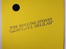 ROLLING STONES: Beautiful Delilah LP (green vinyl disc, white deep-groove 'pig'