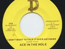 Hear- Rare Country 45- George Strait/Ace In The Hole - I Don't Want To Talk - M-