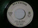 PROMO 45: ELVIS PRESLEY - VIVA LAS VEGAS / WHAT'D I SAY