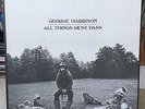 George Harrison /all things must pass Japan issue LP w/poster