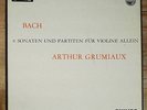 3LP - PHILIPS Maroon Stereo GRUMIAUX - BACH - SONATAS & PARTITAS FOR VIOLIN SOLO