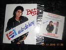 Michael Jackson BAD LP Mexicain 1987 promo Pepsi Cola avec 7
