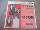 BUDDY HOLLY & THE CRICKETS That'll Be The Day EP  1960 CORAL  superb EX