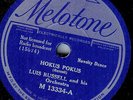 LUIS RUSSELL - HOKUS POKUS - MELOTONE 78 RPM