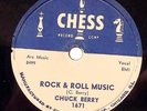 1957 Rare CHESS RECORDS 1671-CHUCK BERRY-ROCK & ROLL MUSIC/BLUE FEELING-78 EX