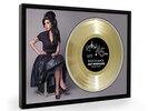Amy Winehouse Back To Black Framed Gold Disc A4 Size