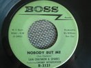 RARE NORTHERN SOUL POPCORN 45 rpm SAM CHATMON & SPARKS on BOSS lb NOBODY BUT ME
