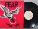LP - Fear - More Beer - Restless Records 72039-1