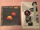 PAUL McCARTNEY LP Venus and Mars POSTER sticker SHRINK orig CLEAN Wings Inserts