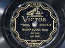 78 RPM --  Ann Cook (with Louis Dumaine Orch.), Victor 20579, V+ Jazz