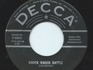 REX ALLEN 45RPM '58 DECCA KNOCK KNOCK RATTLE ROCKABILLY VG+++ VINYL