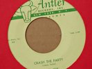 MONSTER Rockabilly 45-Benny Joy-Crash The Party / Little Red Book-Antler-NICE