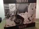 Nirvana Bleach SIGNED by Jack Endino Yellow LP Nevermind unofficial Kurt Cobain
