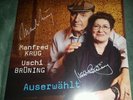 Manfred Krug Auserwählt letzte LP handsigniert von Manfred Krug & Uschi Brüning
