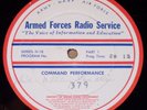 AFRS Command Performance 379 Radio Transcription-Margaret Whiting,Steve Allen