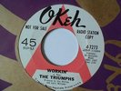 THE TRIUMPHS Workin O’KEH Northern Soul 45 Promo HEAR F120