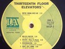 RECORD ONLY The Psychedelic Sounds Of The 13th Floor Elevators IA-LP1 MONO VG