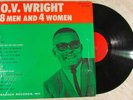 O.V. Wright LP BACKBEAT PROMO 8 Men And 4 Women LP-66 SOUL In Shrink