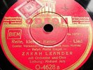 0489/ ZARAH LEANDER-Reite, kleiner Reiter-Schiff ahoi-Schellack-Schellackplatte