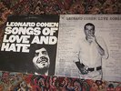 Leonard Cohen 2LP lot/Live Songs,Songs Of Love w/ HTF insert,both OPs