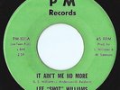 Lee „Shot“ Williams – It Ain’t Me No More – RARE Crossover SOUL 45 HEAR
