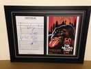 Rolling Stones Hand Signed/Autographed Songsheet with Photo & COA