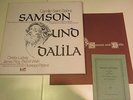 Saint-Saens SAMSON UND DALILA Patane..3-LP-Set.. Vinyl:mint(-) Box:mint-