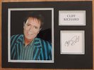 SIR CLIFF RICHARD - XMAS OFFER - SUPERB SIGNED DISPLAY - COA - IN-PERSON