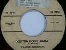 Claude Robinson - Cotton Pickin' Mama / Kisses 45 Studio rockabilly promo