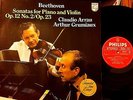 PHILIPS: ARRAU, GRUMIAUX: BEETHOVEN: SONATAS FOR VIOLIN&PIANO MINT- PLAY GRADED