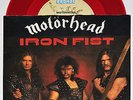 MOTORHEAD - IRON FIST, ORG 1982 UK RED vinyl 7