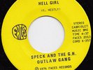 SPECK & GH OUTLAW GANG hell girl 45 monster DEEP FUNK northern soul HEAR ?