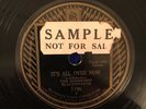 Bruns 7196 Mississippi Black Snakes ALL OVER NOW file copy  78 rpm  DELTA BLUES
