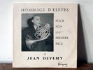JEAN DEVEMY / Hommages d'élèves - horn piano récital / RARE PRIVATE LP / VG++