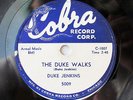 DUKE JENKINS-THE DUKE WALKS /SOMETHING ELSE ON COBRA R&B BLUES 78RPM-EX