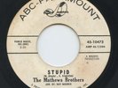 HEAR - Rare Doo Wop 45 - The Mathews Brothers - Stupid - ABC-Paramount #45-10473