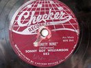SONNY BOY WILLIAMSON-NINETY NINE /BORN BLIND ON CHECKER BLUES 78RPM