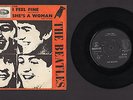 THE BEATLES I FEEL FINE / SHE'S A WOMAN 1964 RARE SWEDEN 7