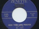 Hear - Rare Soul 45- El Jay - Need Your Love Forever - Zenette Records # 006