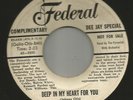 DOOWOP R&B - PYRAMIDS - DEEP IN MY HEART FOR YOU  -HEAR -1955 BIO PROMO FEDERAL