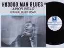 JUNIOR WELLS' CHICAGO BLUES BAND WITH BUDDY GUY Hoodoo Man Blues DELMARK LP NM
