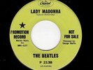 RARE BEATLES PROMO-CAPITOL 2138-LADY MADONNA/THE INNER LIGHT-MINT MINUS