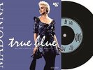 MADONNA TRUE BLUE HOLIDAY 45PRM SINGLE UNIQUE COVER BOOKLET 1986 OPEN HEART PAPA