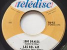 GARAGE PUNK Les Bel Air 1000 DANSES Telesdisc 45 rare KILLER mod FUZZ dancer