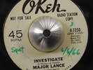 Northern Soul - Rare Original 'OKEH'  Demo - Major Lance - Investigate