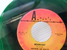 ARTHUR LEE MAYE +Group GREEN VINYL doowop 45 MOONLIGHT I'M HAPPY & IN LOVE  F818