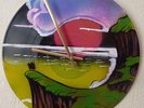 Hawkwind inspired wall clock,GONG,PINK FLOYD,,GLASTONBURY