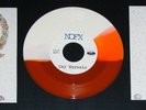 NOFX OXY MORONIC 7”ORANGE/WHITE SPLIT COLOR VINYL Fat Wreck lagwagon descendents